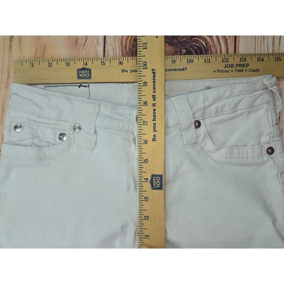 True Religion World Tour Womens White Skinny Jeans 28x28 - Picture 10 of 11